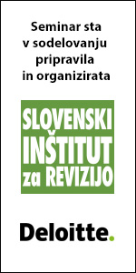 Seminar sta v sodelovanju pripravila in organizirata Slovenski inštitut za revizijo in Mazars